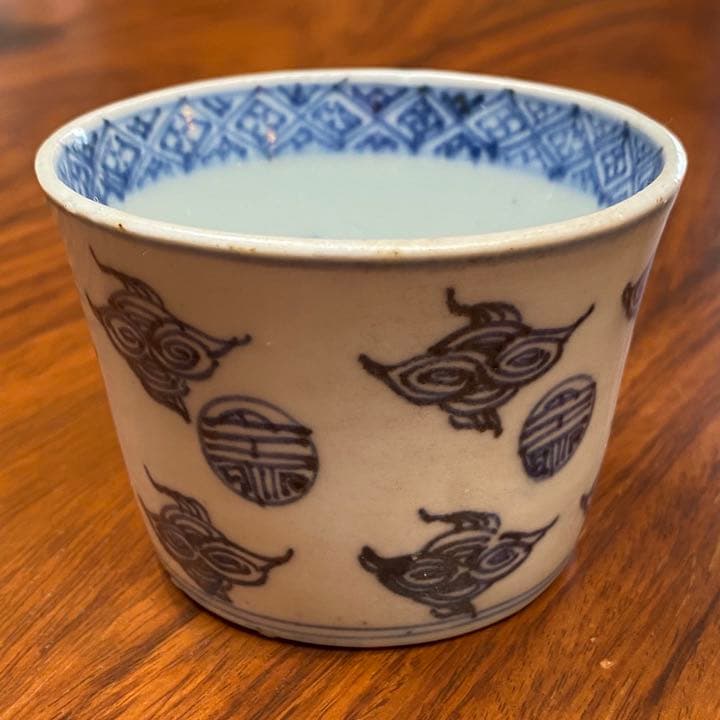 古伊万里　蕎麦猪口　5客と鉢　揃い