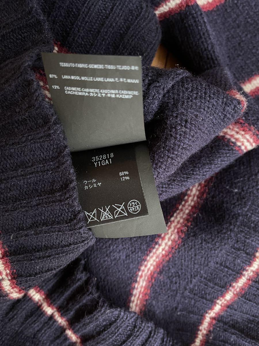 【田中】希少14AWサンローランパリ ボーダーニット S セーター