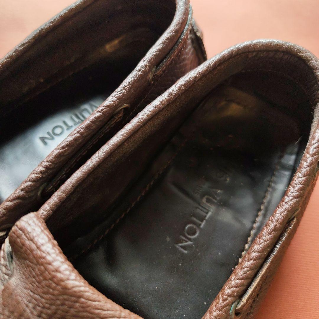 メトロルイヴィトン　ドライビングシューズ レザー モカシン ブラウン