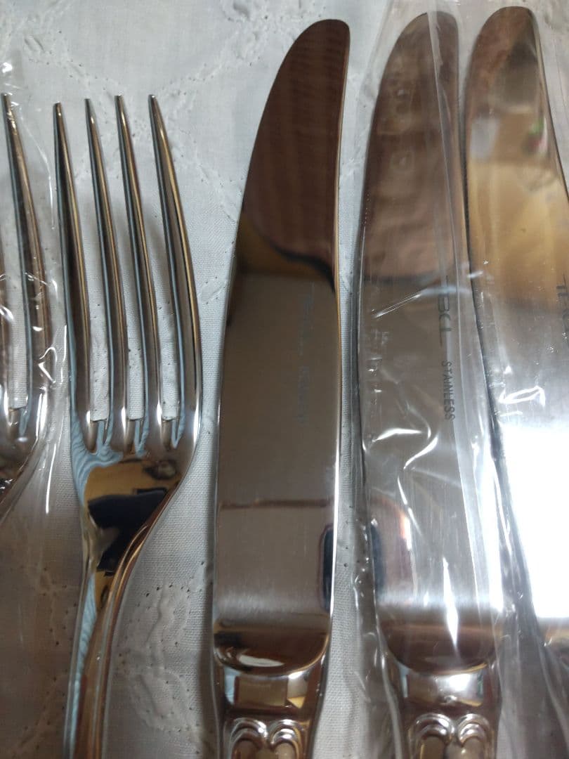 燕物産 TBCLデザートナイフ&フォーク 18ー12ステンレスカレント最終価格