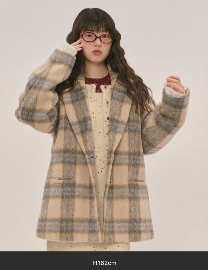 loin nuitシャギーコート