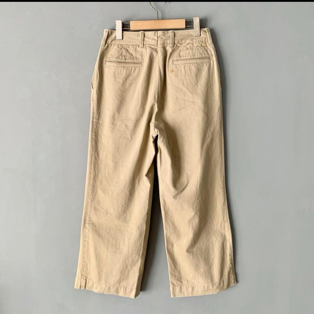 『美品☺︎』45R おこめチノのシャルロットパンツ 2 ベージュ チノパン