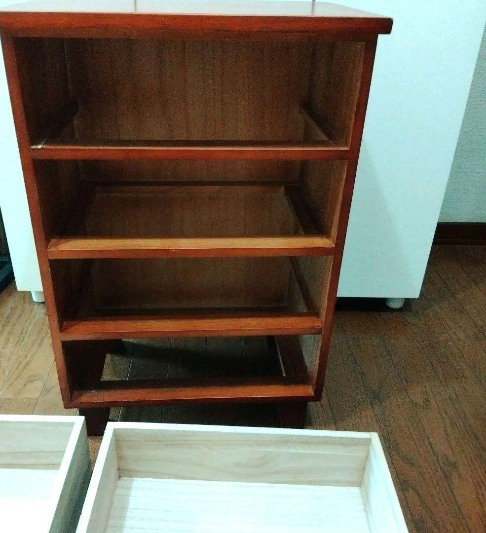 木のぬくもり♡多彩な色合いの木製チェスト♡ 引き出し/シェルフ　木製