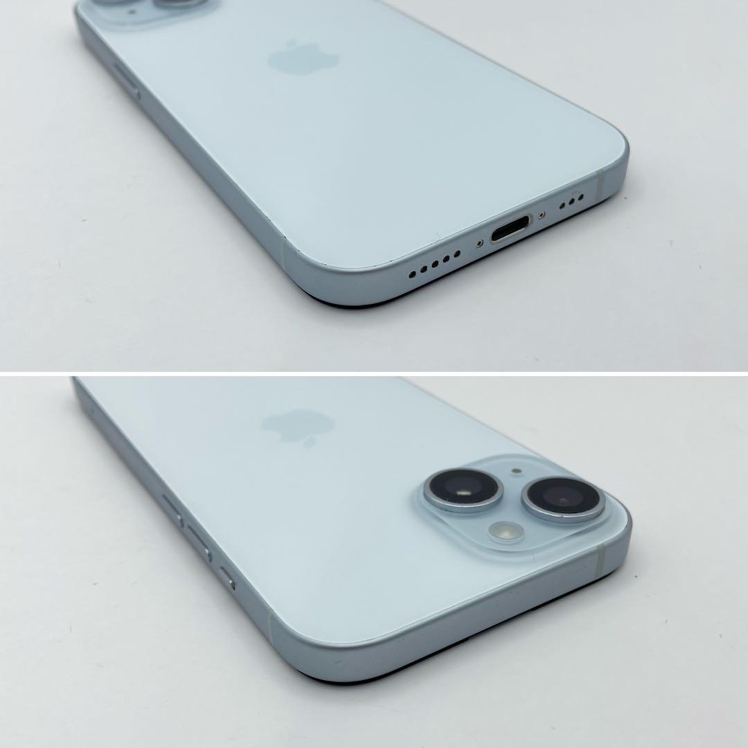 iPhone 15 256GB バッテリー100% ブルー SIMフリー
