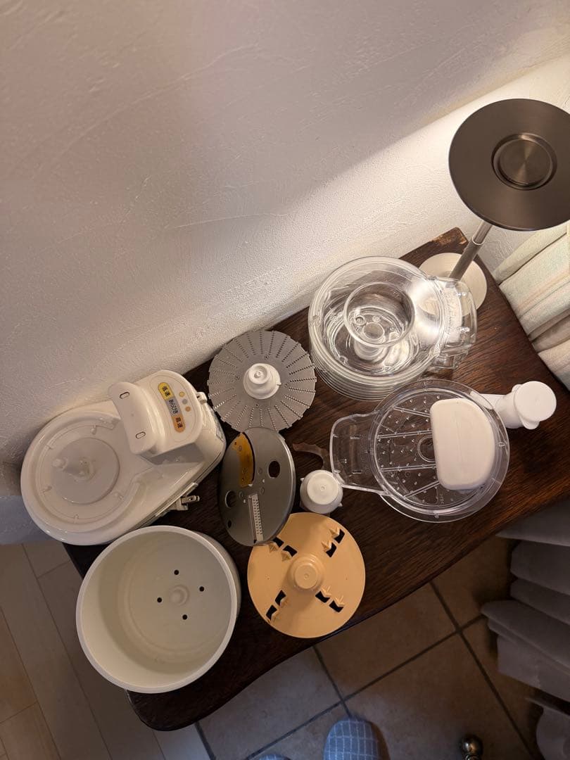 【美品】Panasonic フードプロセッサー ホワイト MK-K81