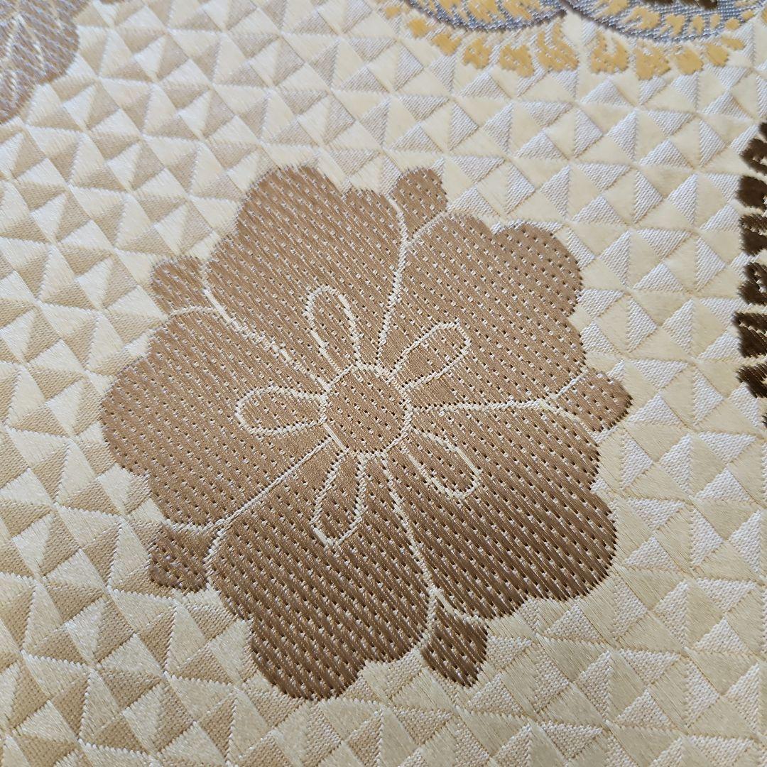 袋帯☆吉祥粋華文☆唐織☆正絹☆鱗模様☆六通☆桐文☆フォーマル