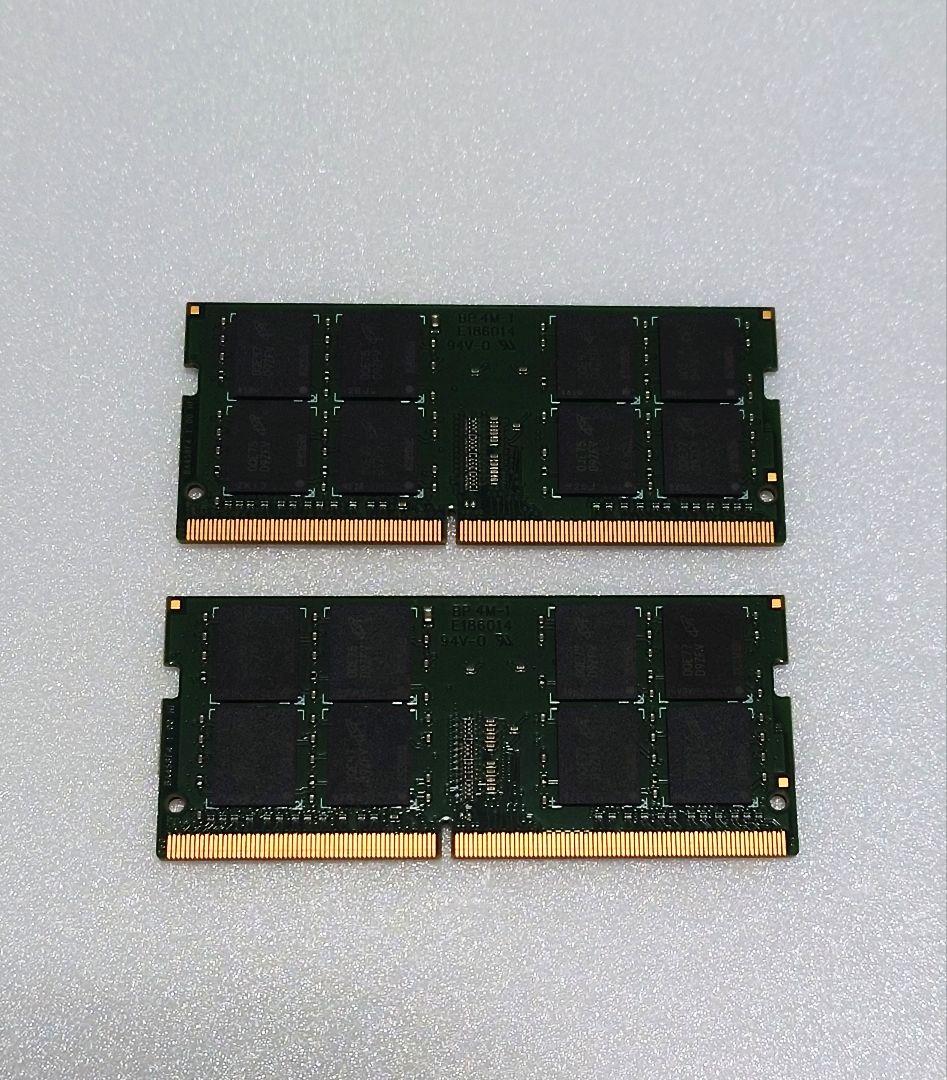 SP DDR4 32×2 64GB 3200 メモリ SO-DIMM 動作確認済