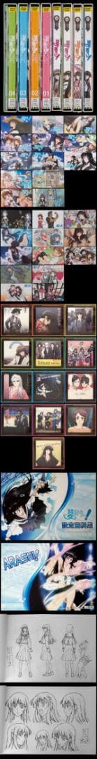 夏のあらし! TVシリーズ DVD全8巻 CD全9枚 設定資料集 セット 小林尽