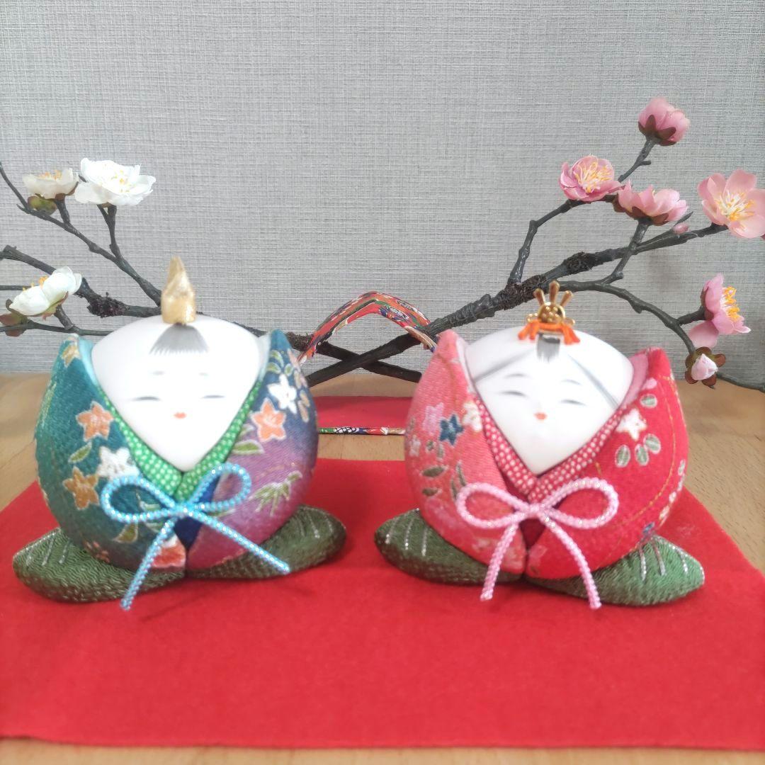 木目込人形❀ひな祭り❀ ひな人形 2体セット