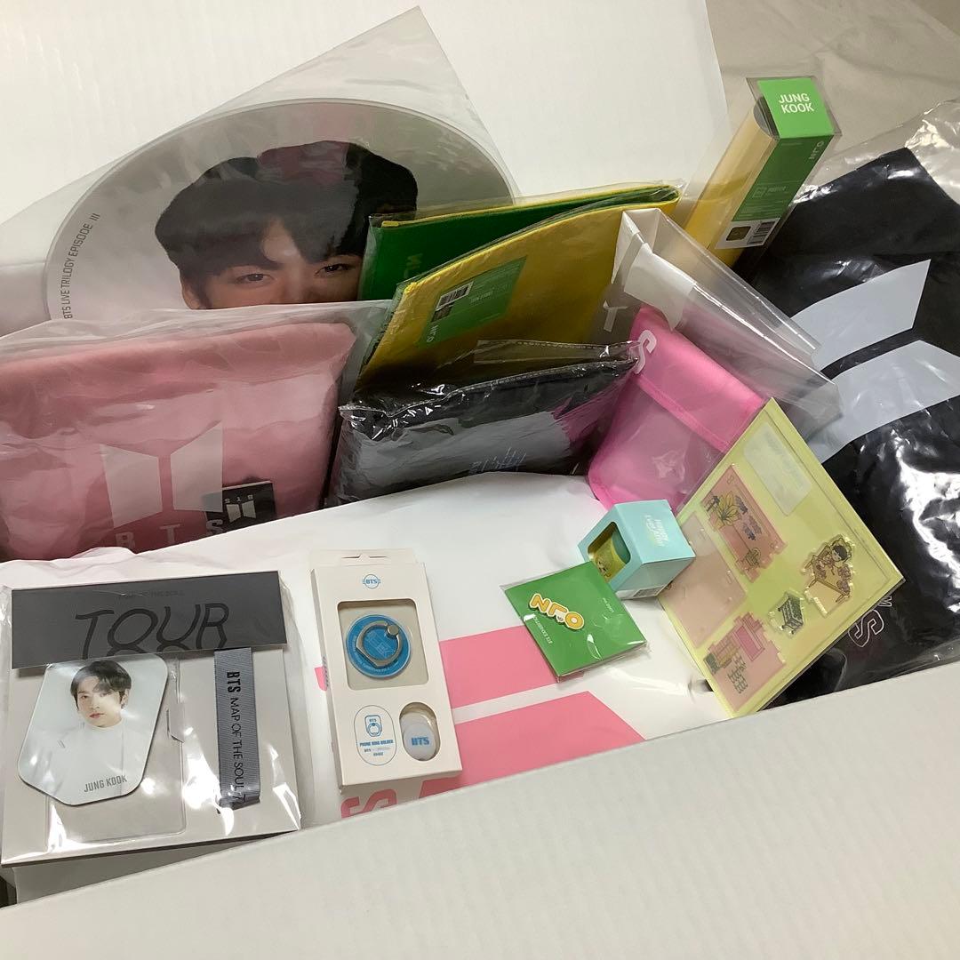 BTS ラッキーボックス　ジョングク5点含む　箱込み15点　ランヤードおまけJK