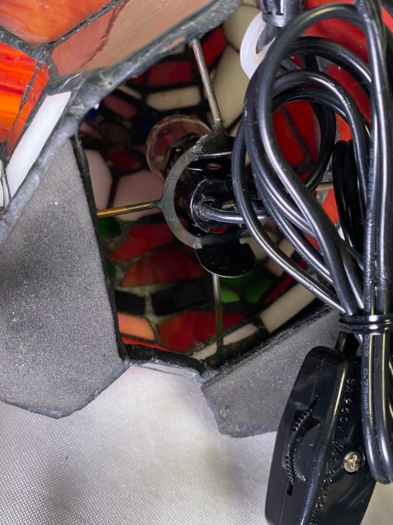 2194❣️ ティファニー　タイプ　ステンドグラス　点滅　ライト　2点セット