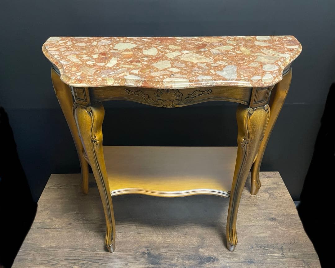 イタリア製　高級　コンソール テーブル 猫脚