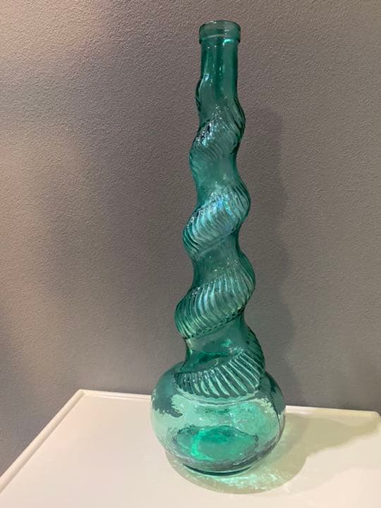 アンティーク ビンテージ 40s 50s フラワーベース 小瓶 ボトル ねじれ