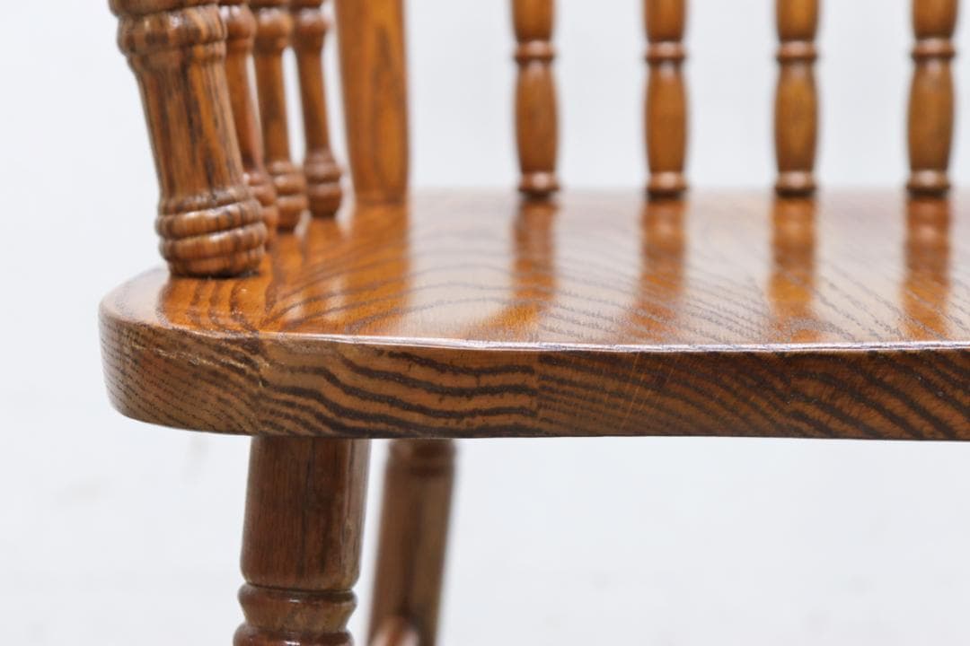 在庫2脚 shin Lee シンリー オーク ダイニング アーム チェア