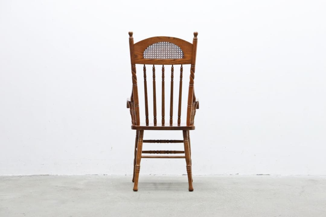 在庫2脚 shin Lee シンリー オーク ダイニング アーム チェア