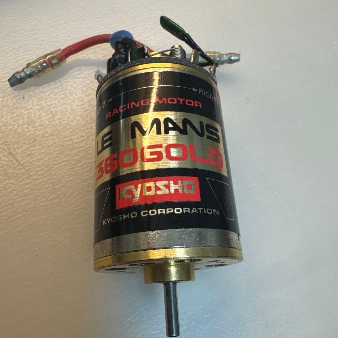 Kyosho京商 LE MANS 360ゴールド ブラシモーター 当時物