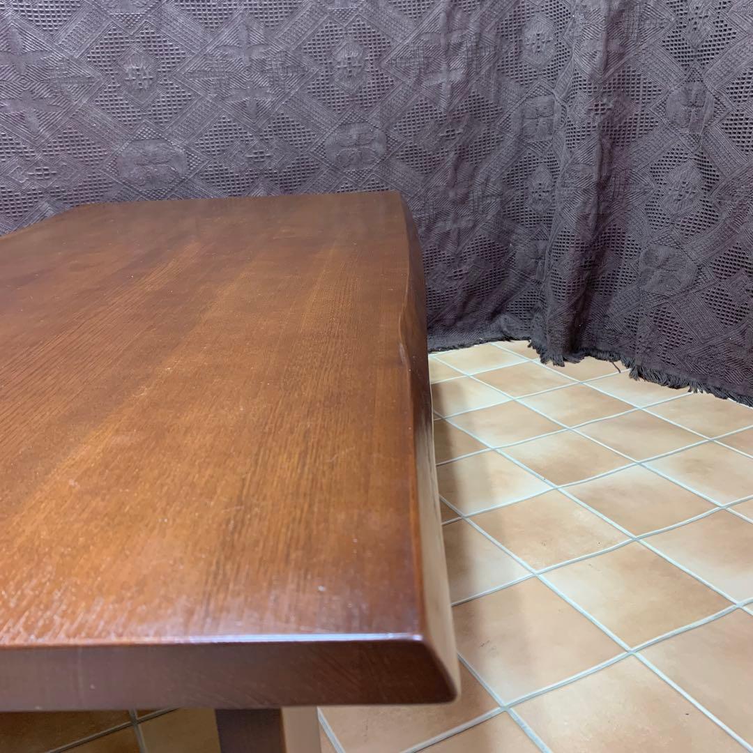 【自然耳付き】無垢材 ローテーブル コーヒーテーブル モダン 男前インテリア