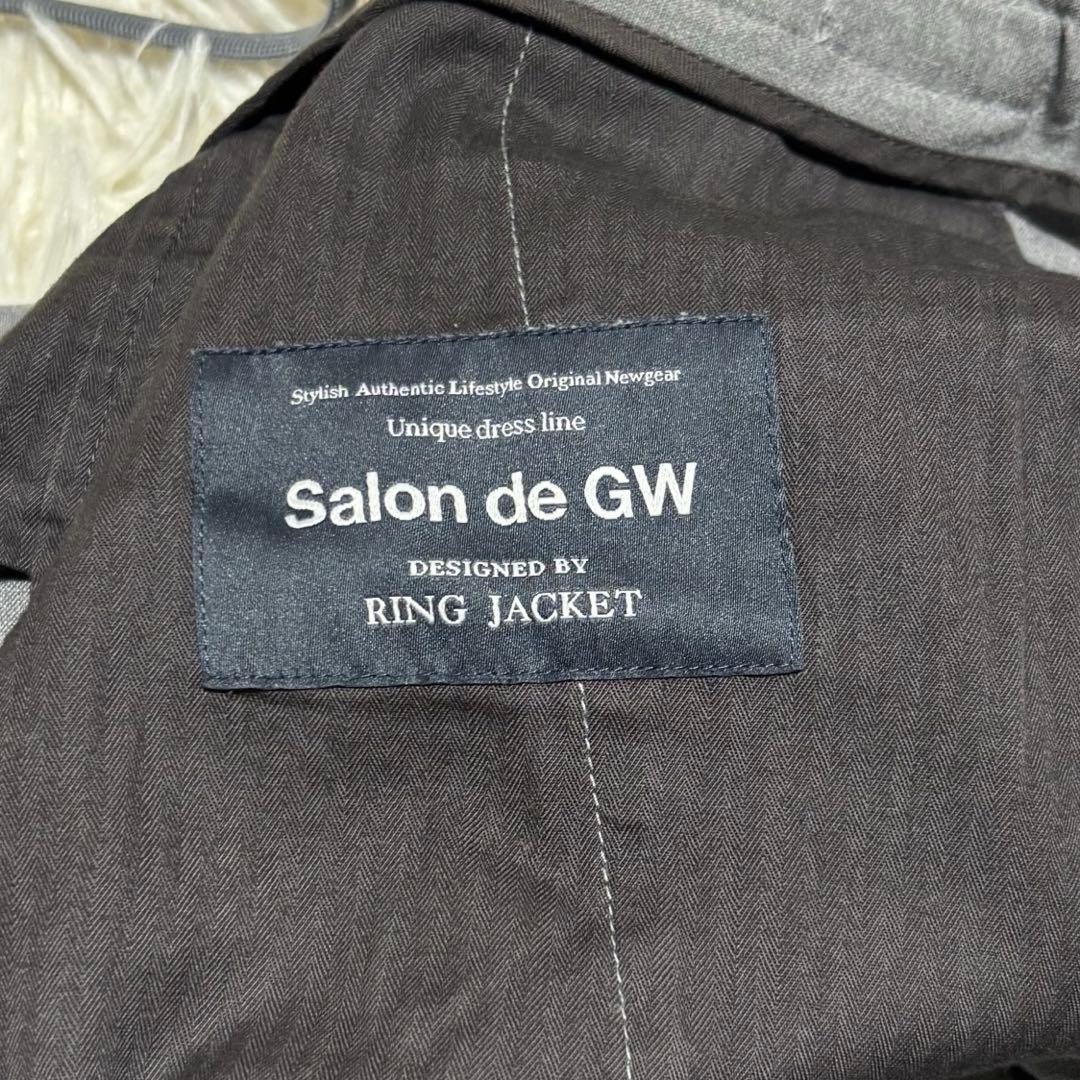 Salon de GW リングヂャケット セットアップ　M ライトグレー