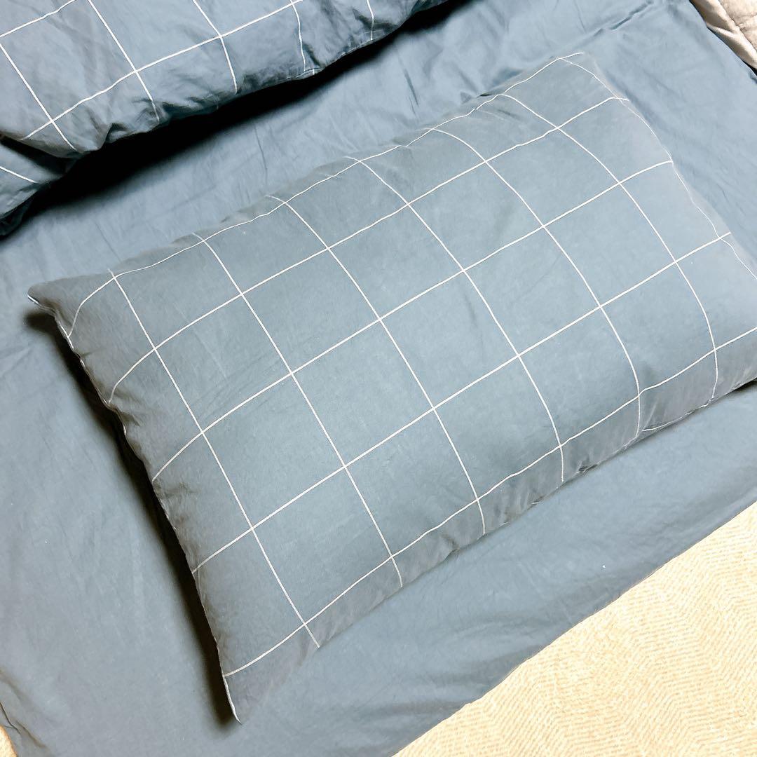 無印良品　防ダニ　寝具３点セット　カバー付き　シングル