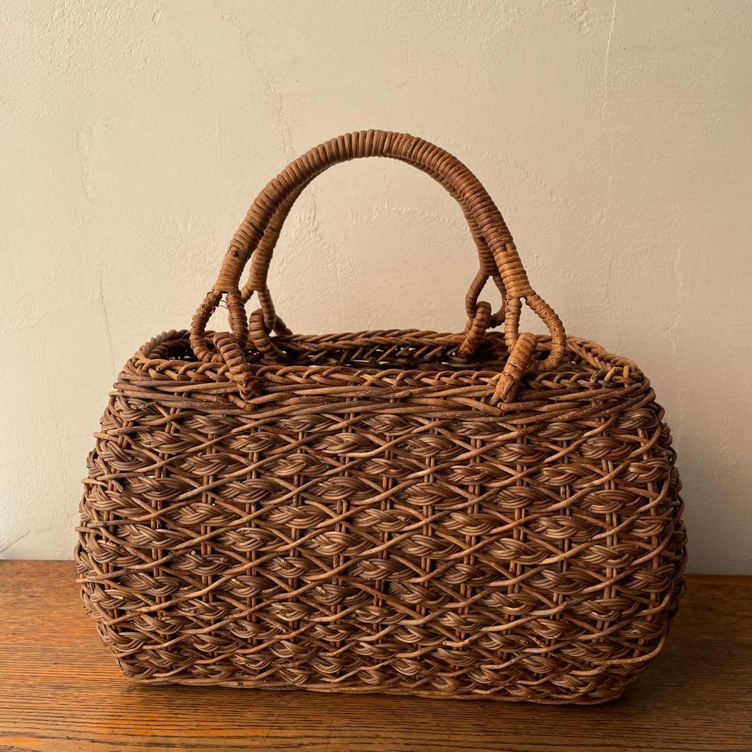 あけび かごバッグ バスケット 手仕事 民芸