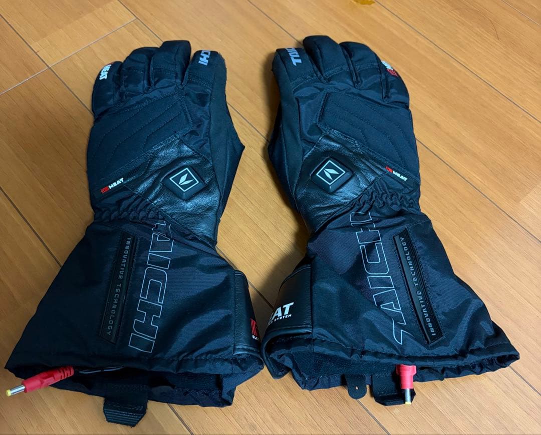 RS TAICHI eHEAT 電熱グローブ 黒 M バッテリー/充電器付属