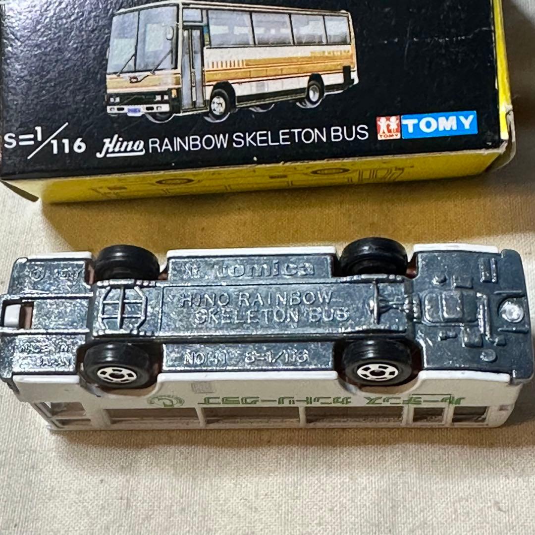 稀少トミカ41-3-27日野レインボースケルトンバス ルーデンスカントリークラブ