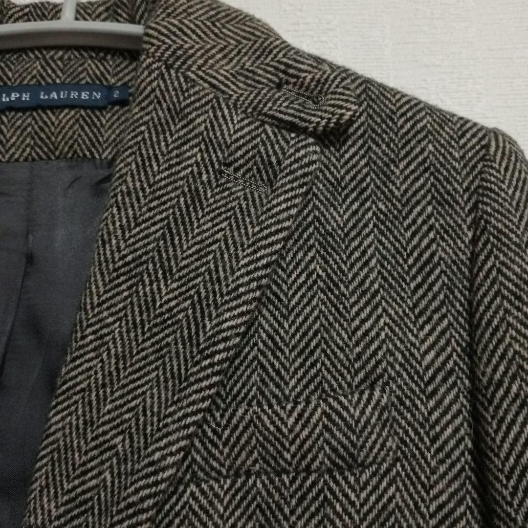 ラルフローレン　ツイードジャケット ヘリンボーン ウール イタリア製