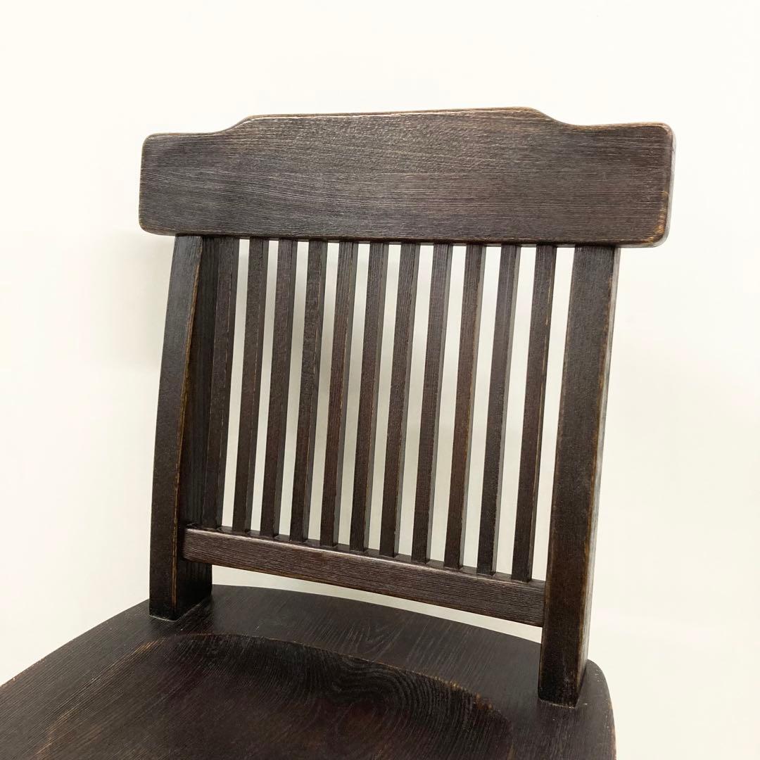 美品　希少　博永家具　チェア　回転　民芸　民藝　スツール