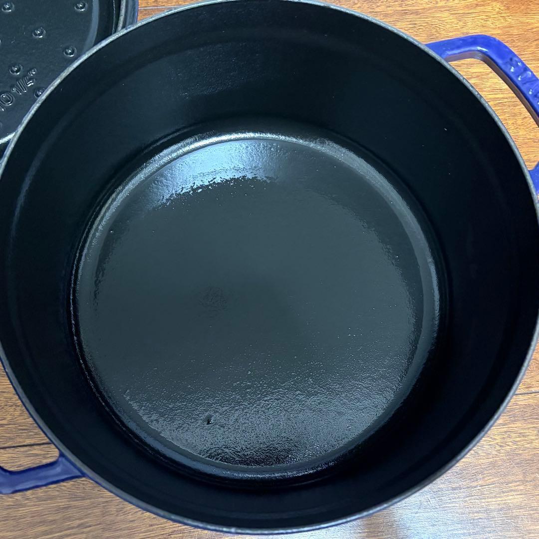 【美品】STAUB ストーブ ピコ・ココット ラウンド26cm 4.6L