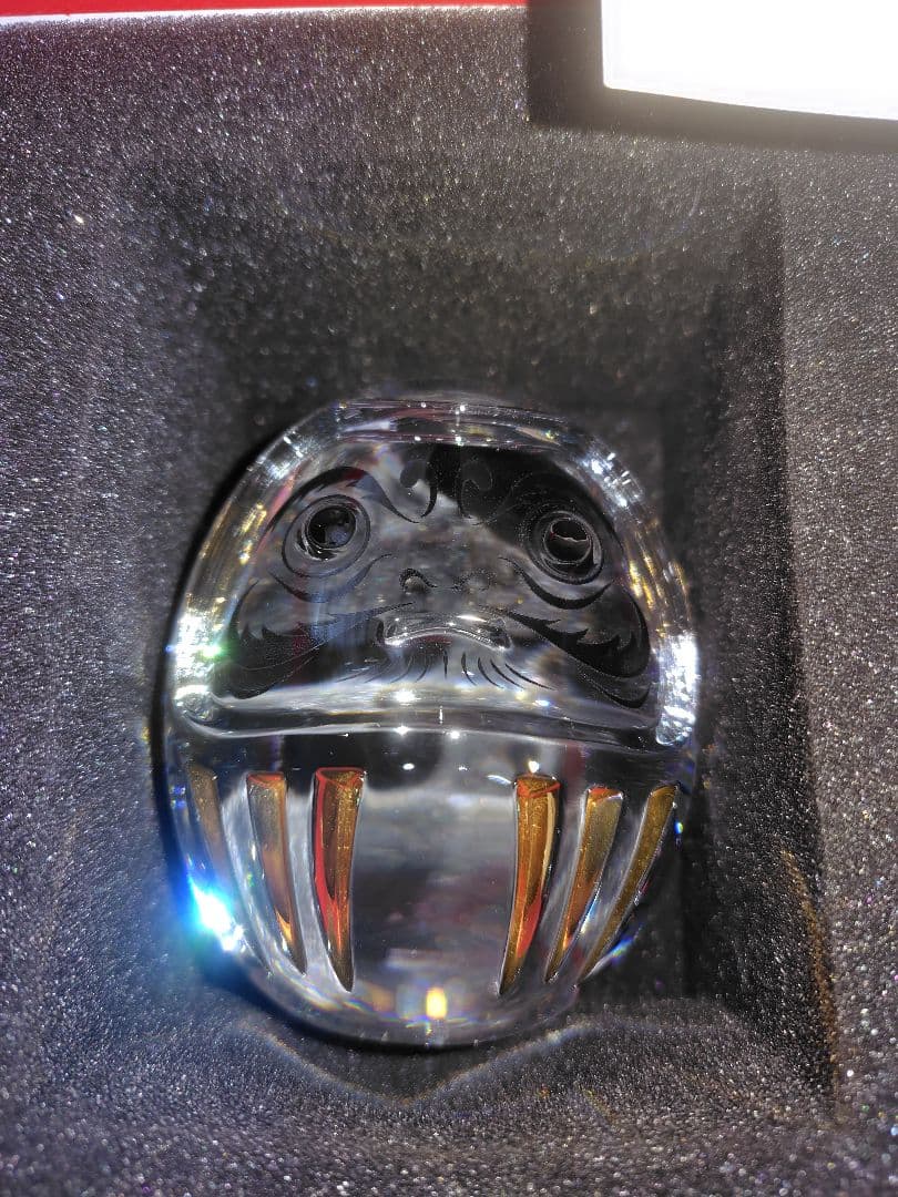 新品未使用　Baccarat バカラ ダルマ