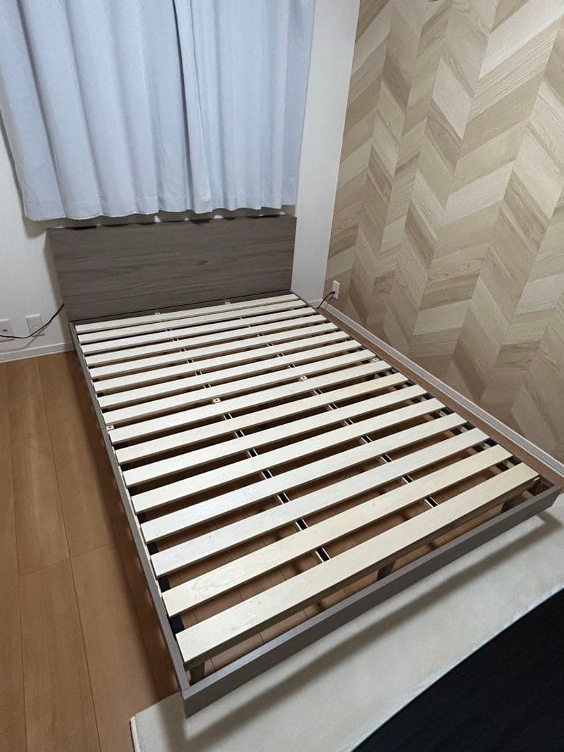 RASIKスリム棚付きすのこベッド 『Nocturne ノクターン』コンセント付