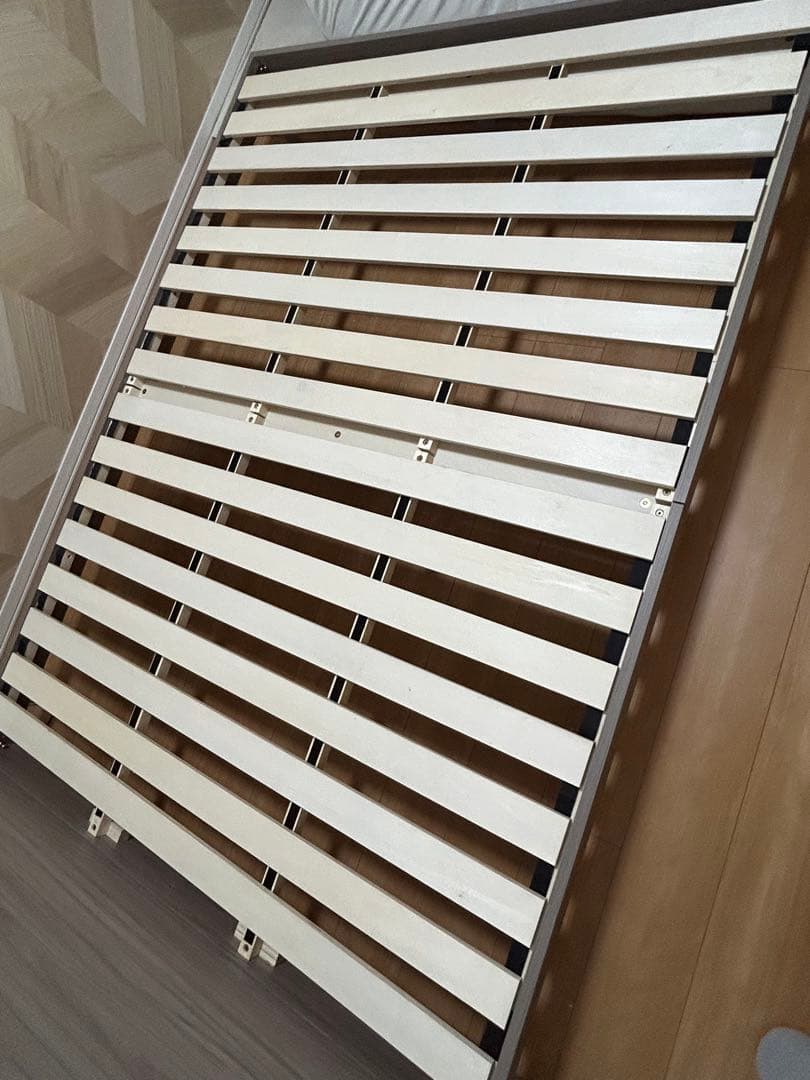 RASIKスリム棚付きすのこベッド 『Nocturne ノクターン』コンセント付