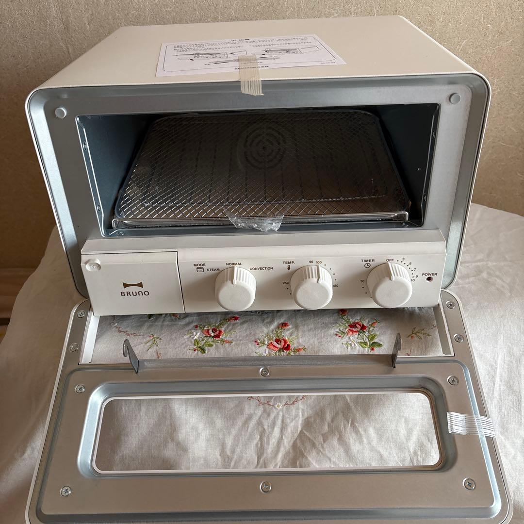 【新品、未使用 BRUNO スチーム＆ベイク トースター ホワイト