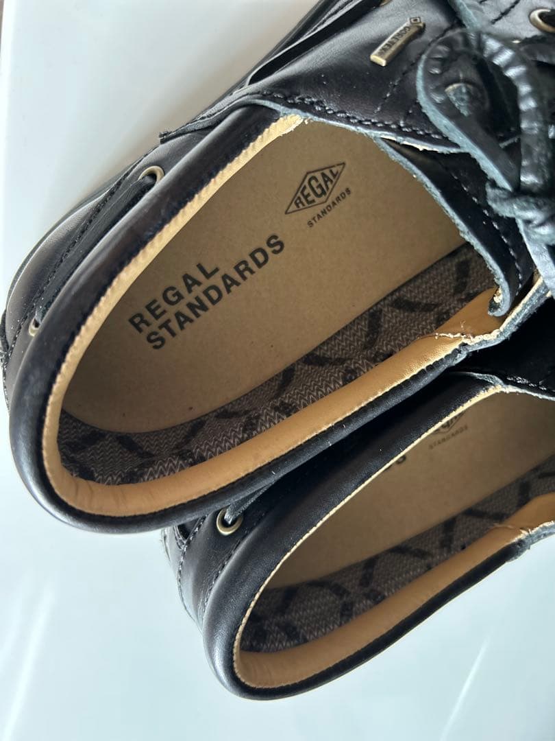 REGAL 黒レザー ローファー Gore-Tex防水