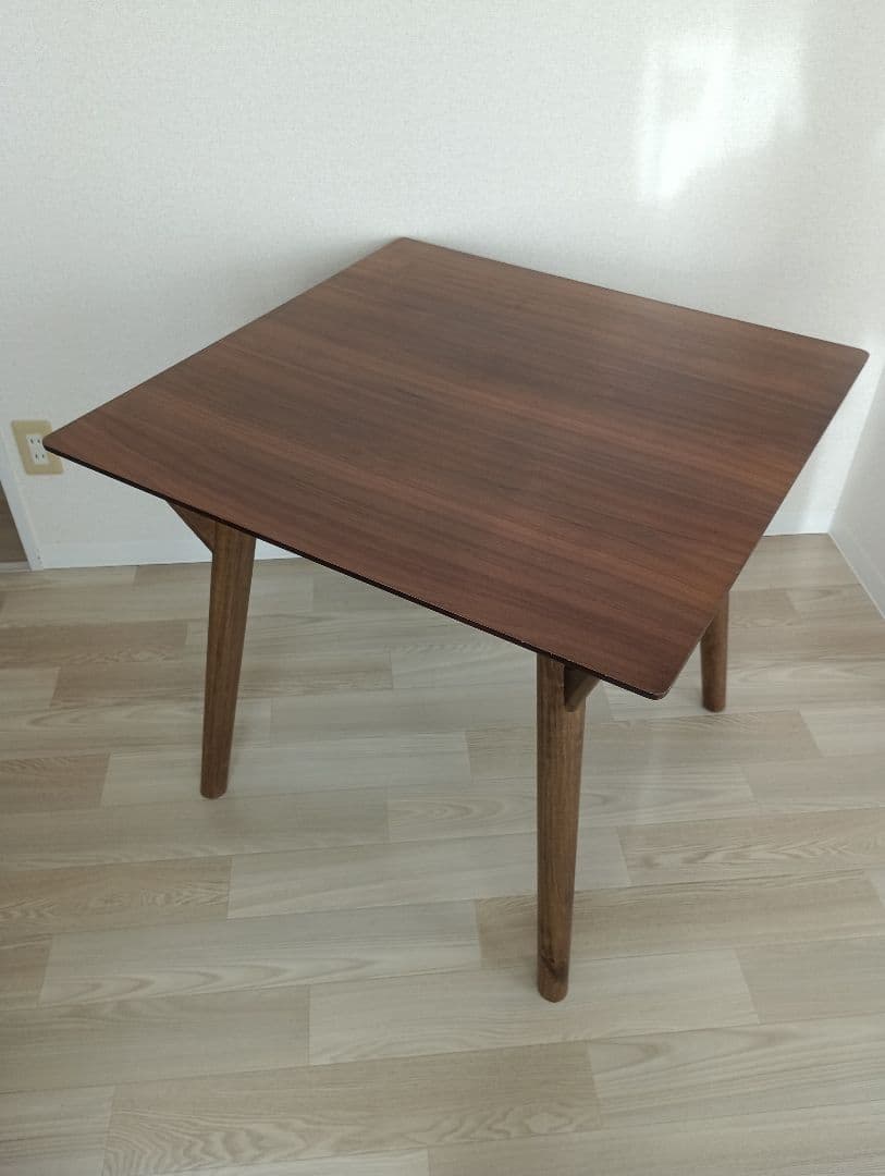 ニトリ　ダイニングテーブルセット　ウォールナット色