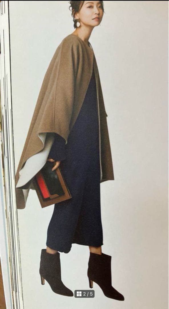 roku6ロクユナイテッドアローズ リバーポンチョコート 五明祐子さん着用