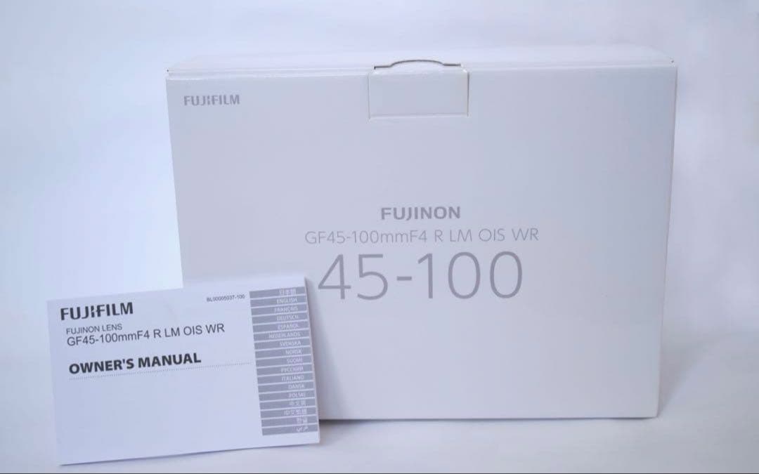 【美品】FUJIFILM GF45-100mm F4 R LM OIS WR