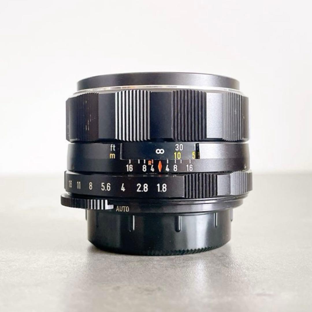 【美フレア】 スーパータクマー 55mm f1.8 M42光学美品 整備済