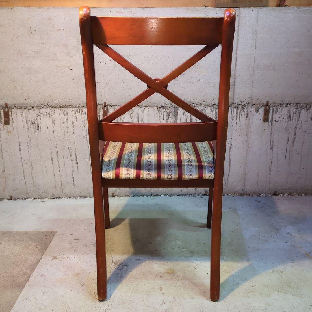 2脚セット　イギリス ヴィンテージ家具 ダイニングチェア 椅子①
