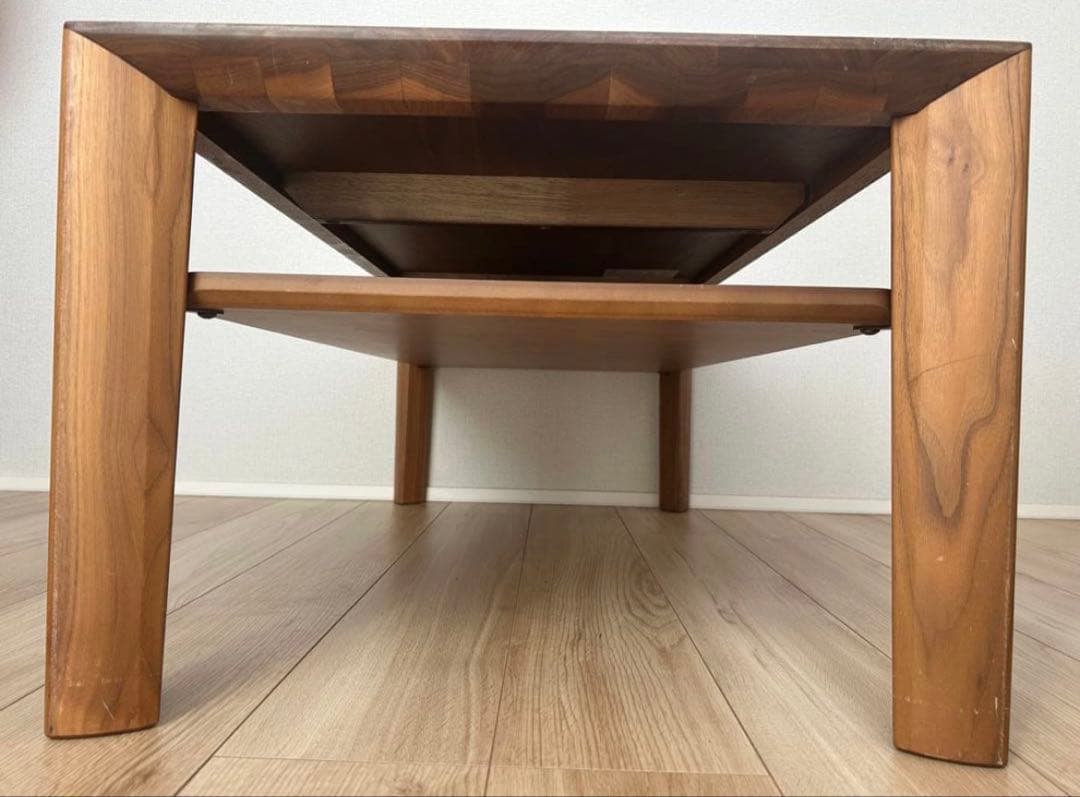 カリモク 木製 センターテーブル TU3785 ウォールナット ローテーブル