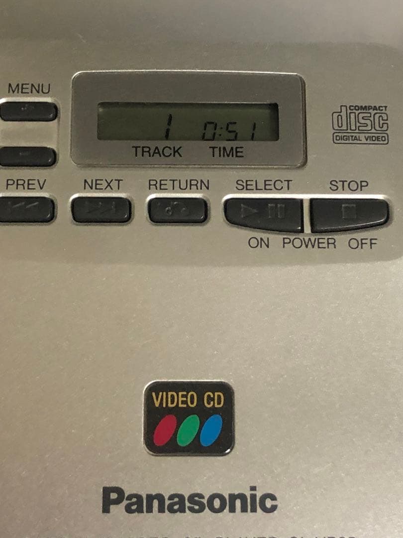 Panasonic ポータブルビデオCDプレーヤー SL-VP35