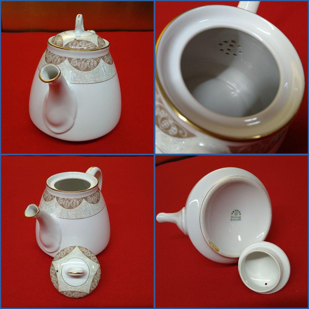 AG89 オールド東洋陶器社謹製 ティーセット 東陶硬質磁器製 6客 未使用