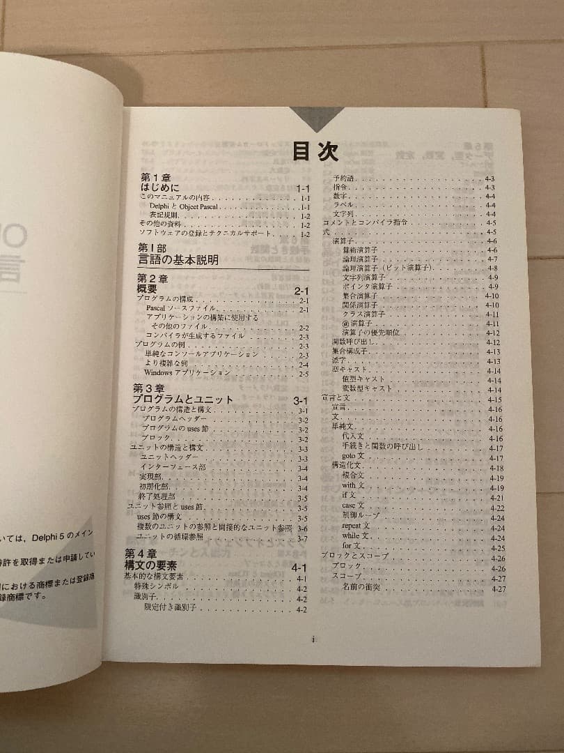 Borland Delphi5 開発者ガイド 言語ガイド 2冊セット