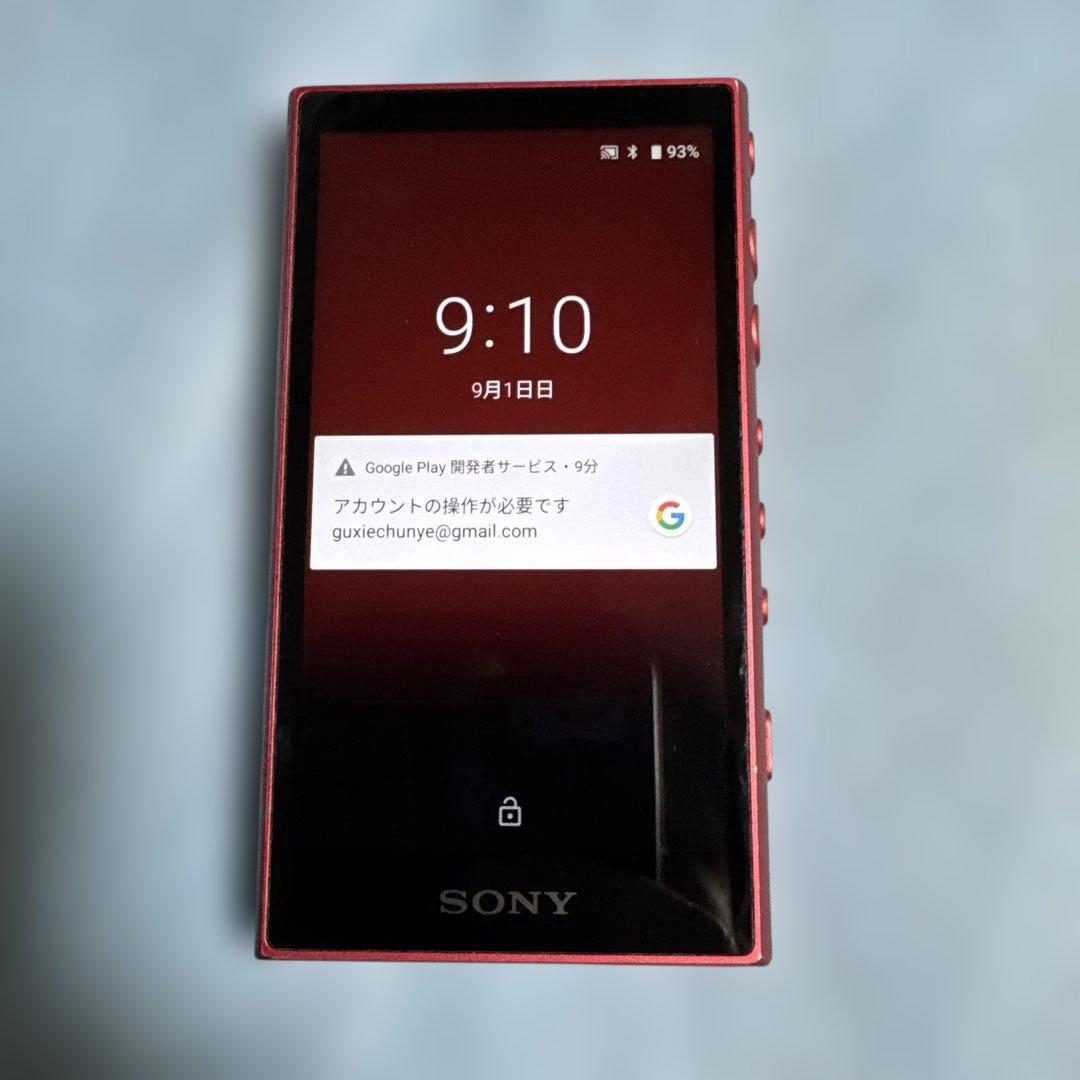 【動作確認】SONY WALKMAN NW-A105（R）レッド 16GB