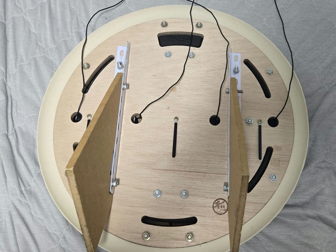 【おうち太鼓】AC互換基盤 新面+鉄板+サイレンサ+リムリング+台座 太鼓の達人