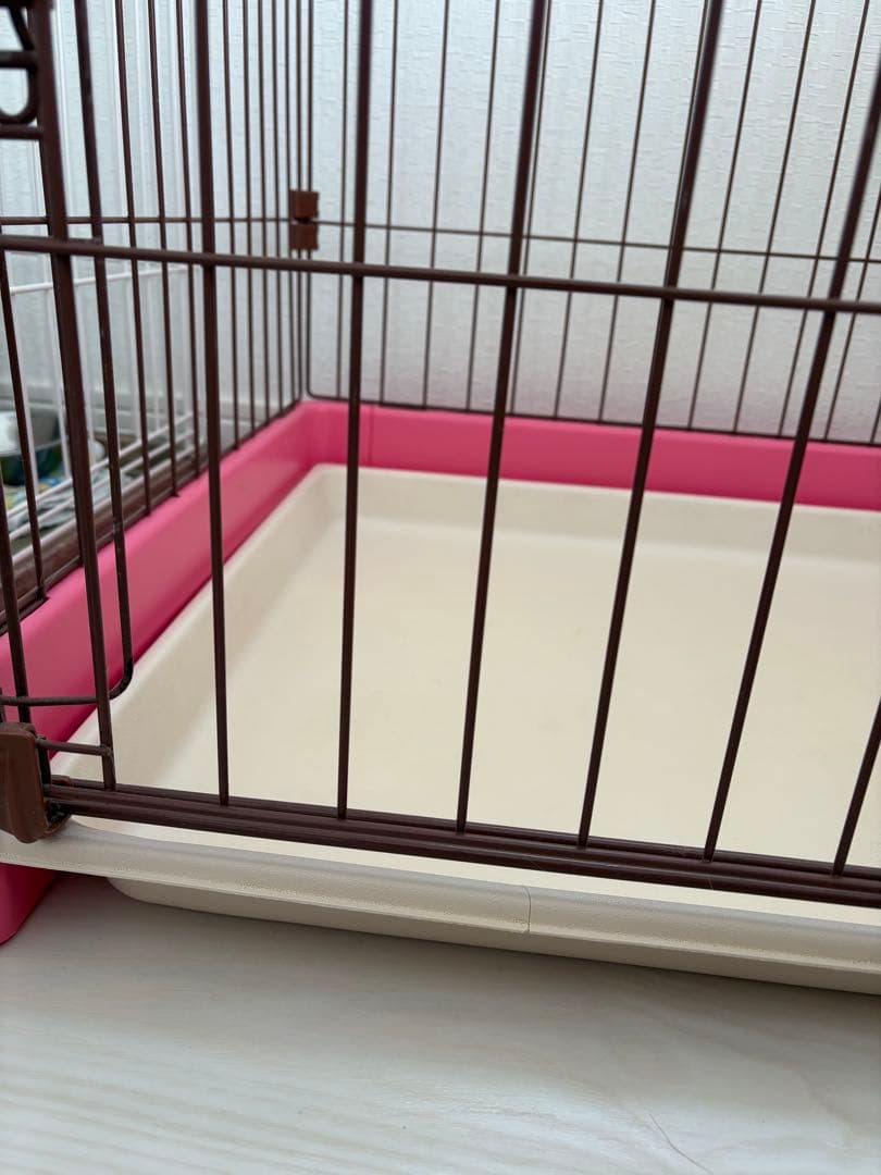 犬用ペットサークル ピンク