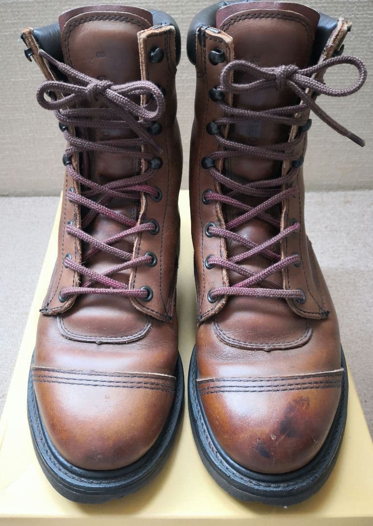 レッドウィング　90'sワークブーツ 刺繍羽根タグ size8D
