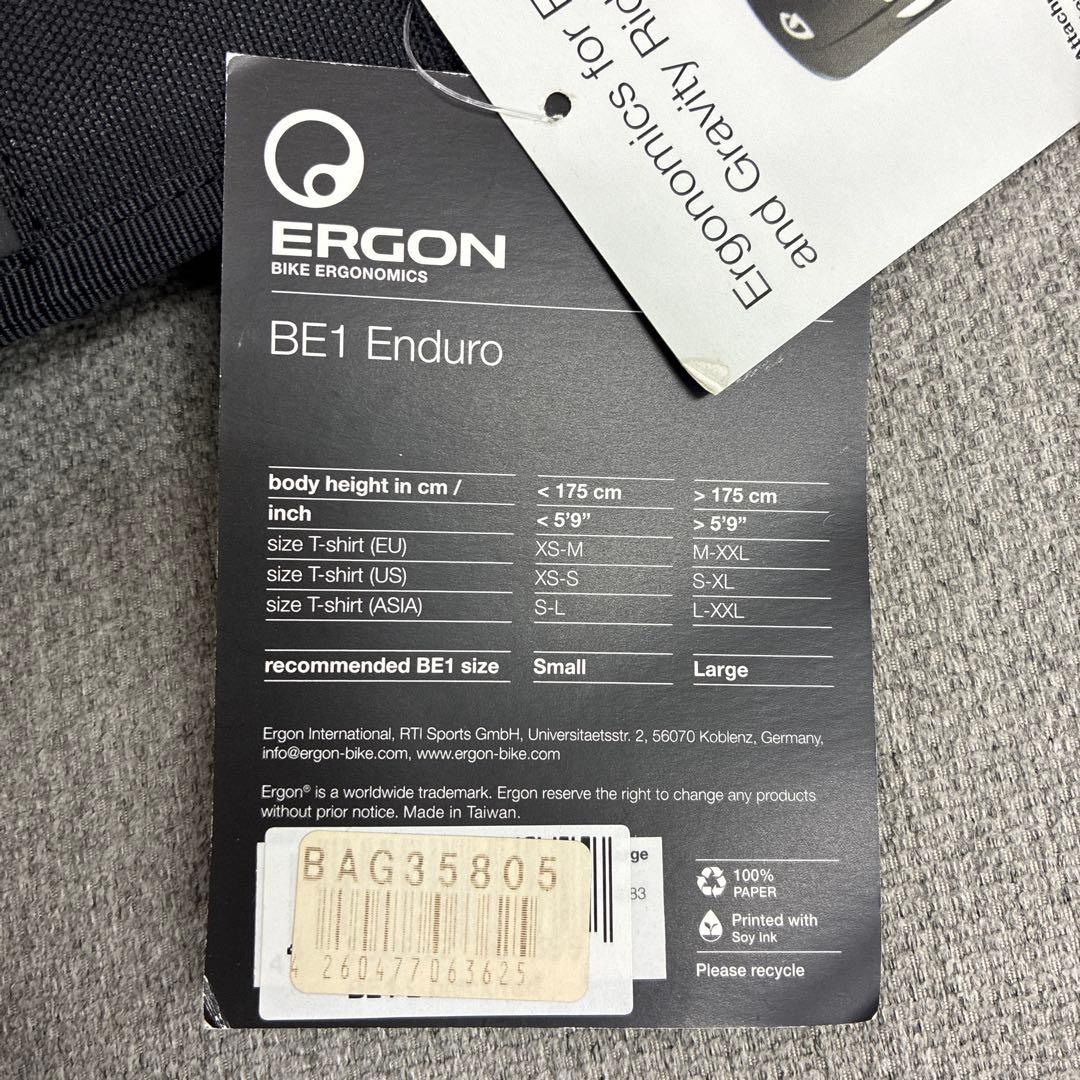 ★冒険ライドに！！★ERGONエルゴン★BE01 ★コンパクトバック