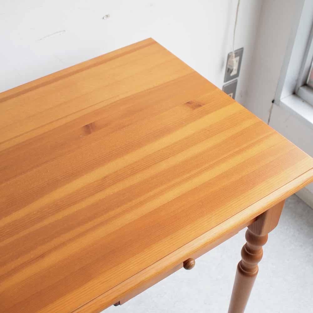 パイン材 ワークデスク 120cm カントリー ZR24449