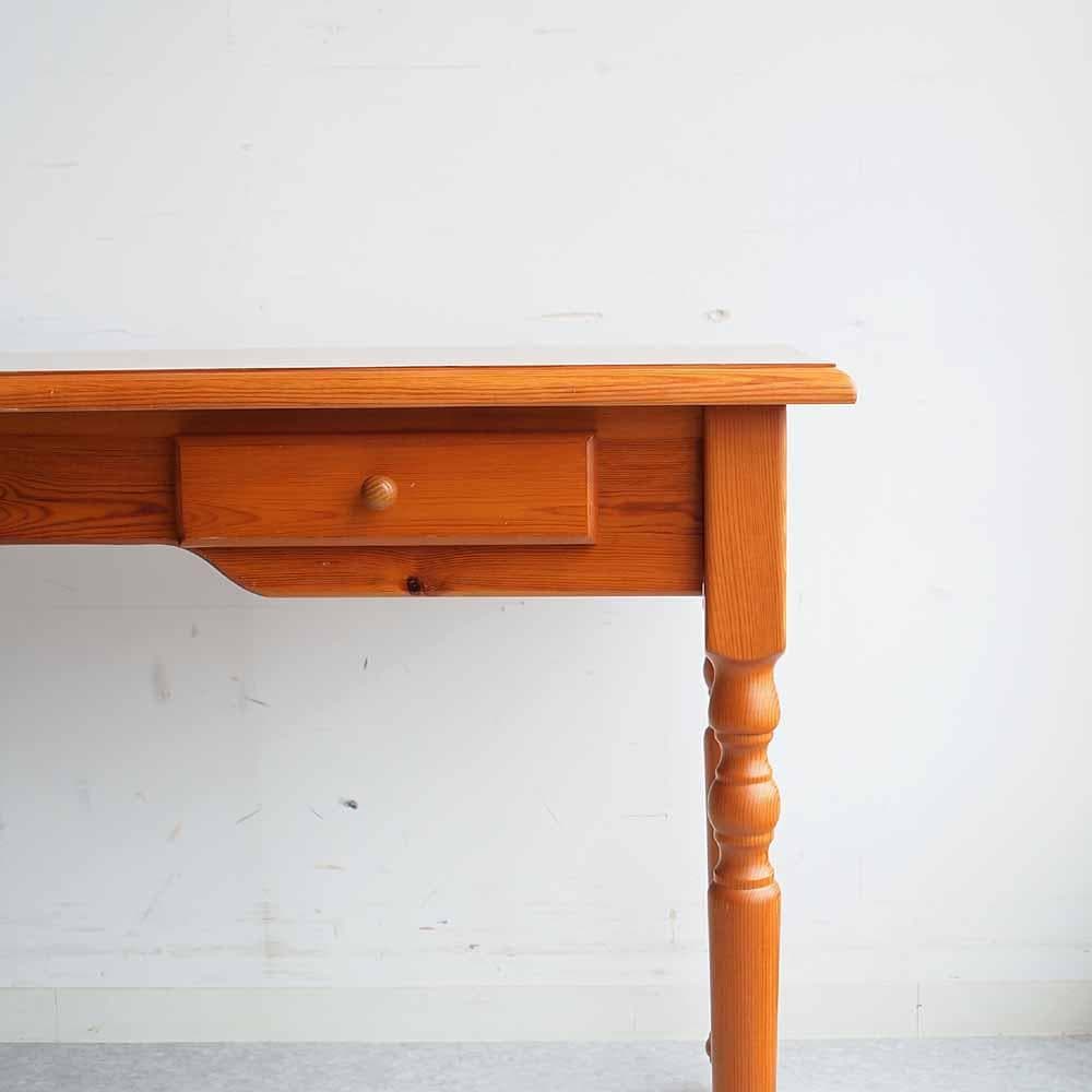 パイン材 ワークデスク 120cm カントリー ZR24449